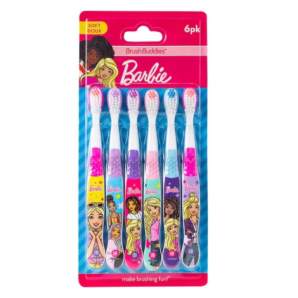 Barbie 6PK Toothbrushes - Picture 1 of 6